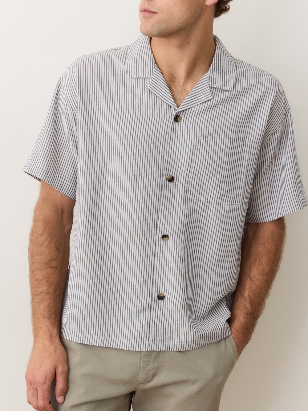 Marine Layer Boxy Resort Shirt | Size Large